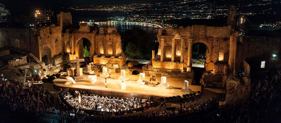 Ancient Greek theatres in Sicily